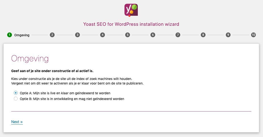 Yoast SEO site live