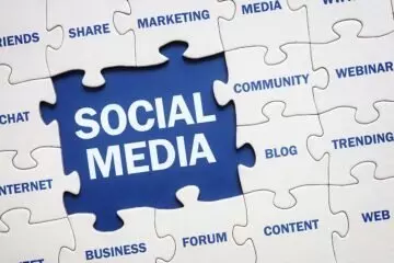 social media of een website?