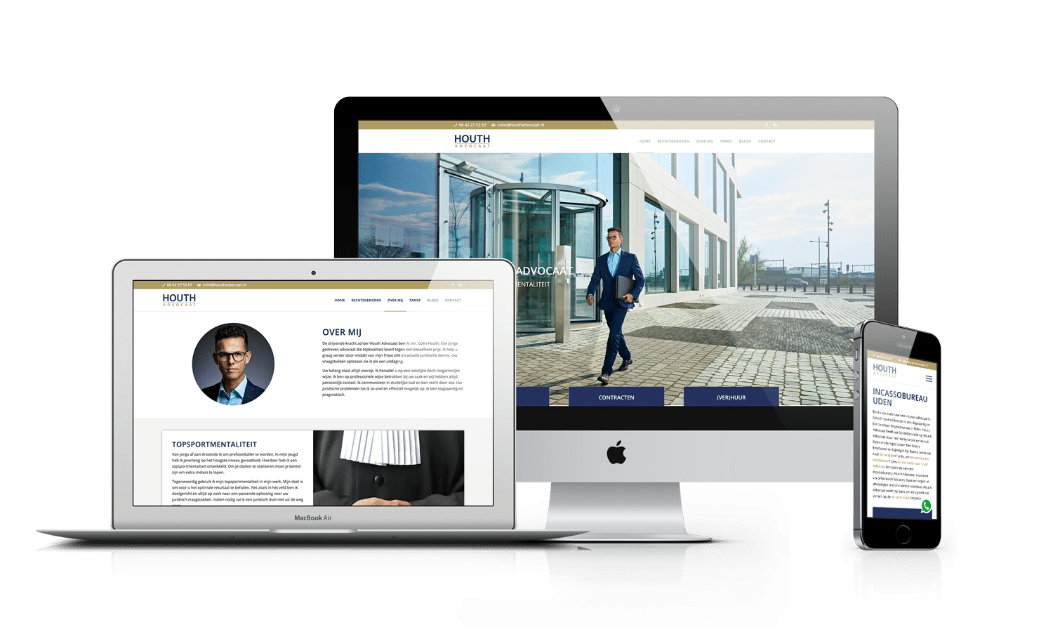 Professionele website advocatenbureau
