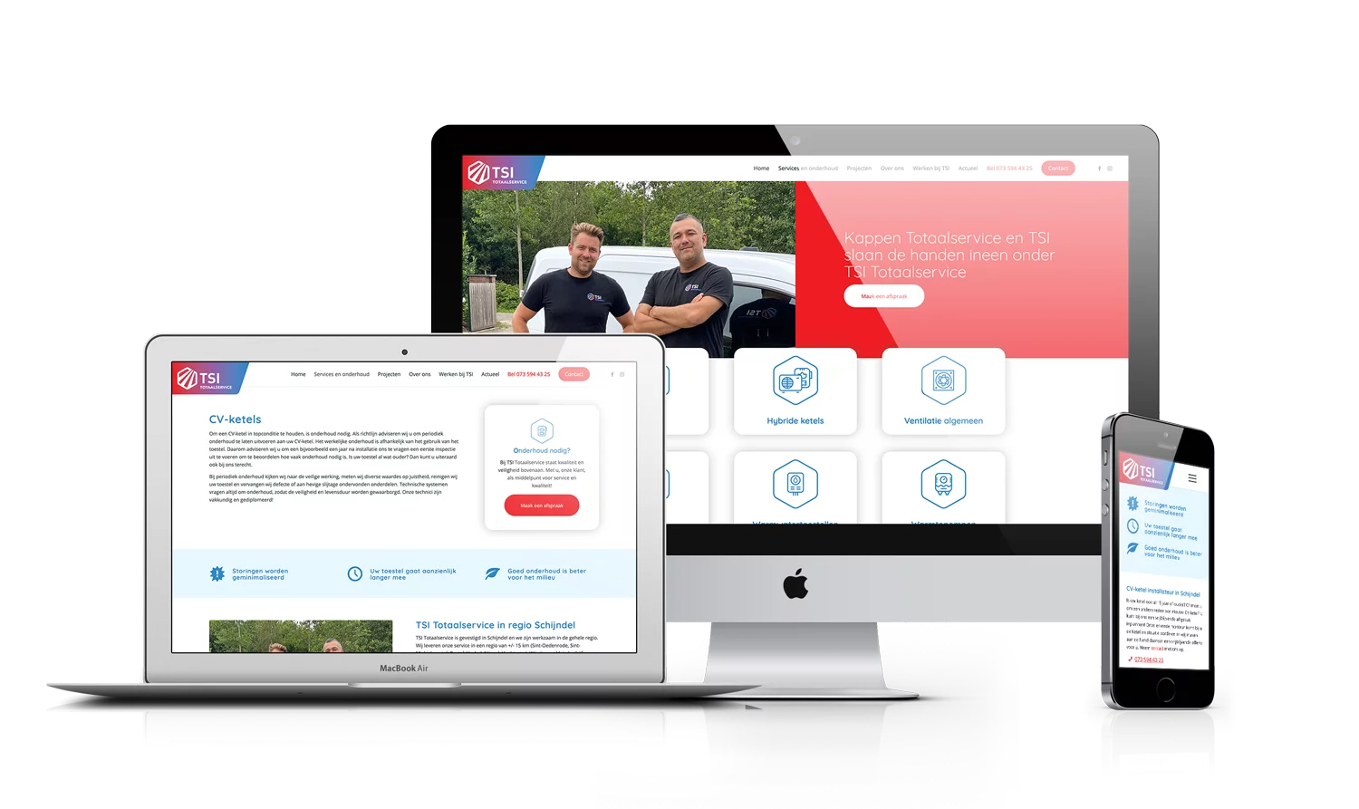 TSI Totaalservice website