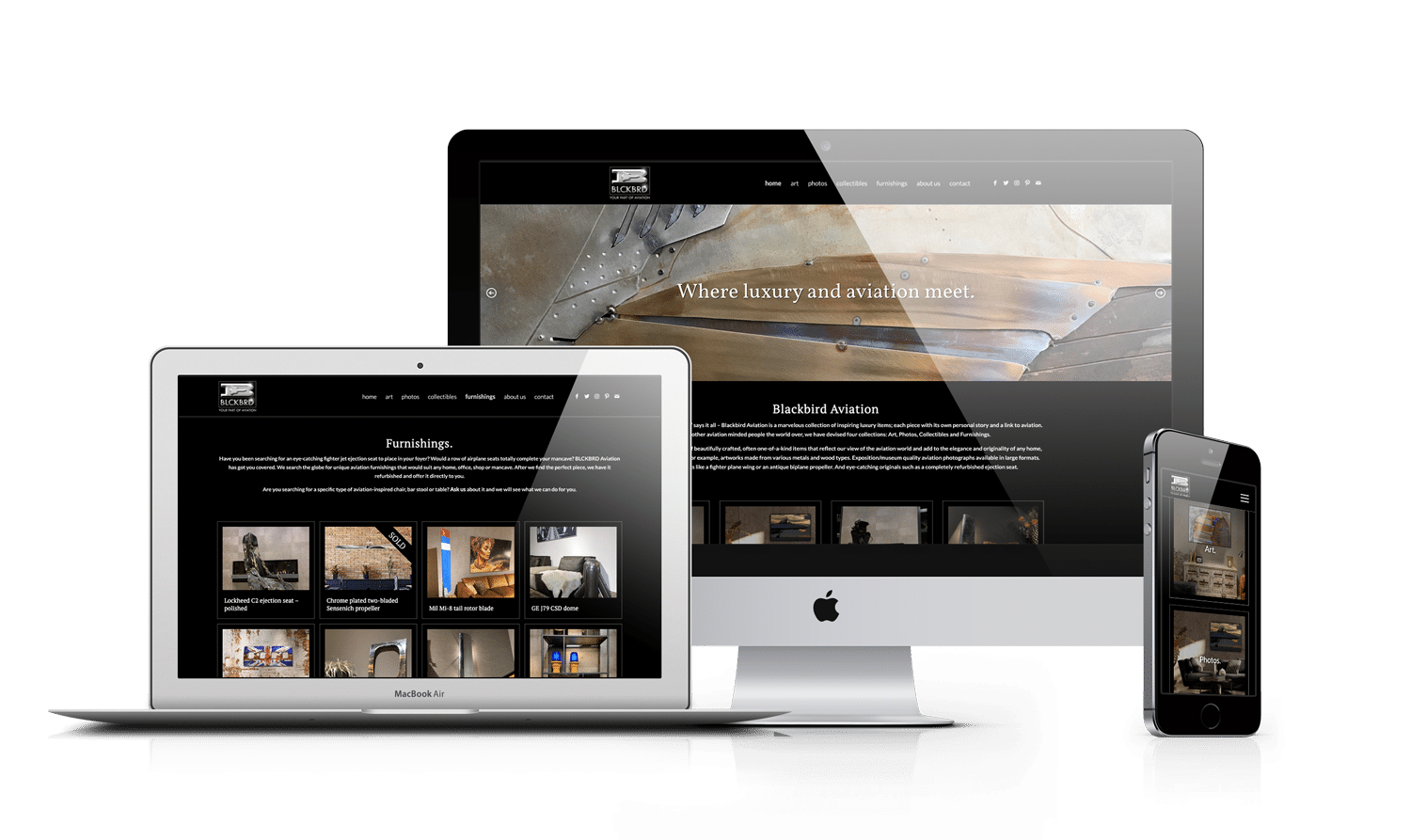 Webdesign en strategie voor Blackbird Aviation Webdesign en strategie Blackbird Aviation