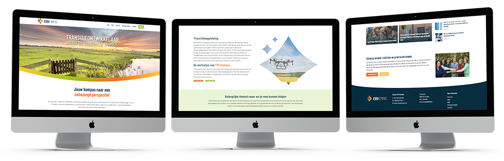 Wordpress website EVO Kompas