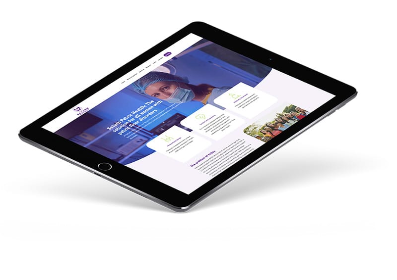 basiswebsite-zorg-tablet-saturnpelvic-kwaaijongens Snel gebouwde basis website voor Saturn pelvic Health, door Kwaaijongens.