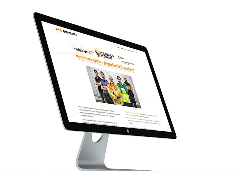 Informatieportal voor crisisorganisatie Noord-Brabant met duidelijke splitsing tussen operationeel en bestuurlijk