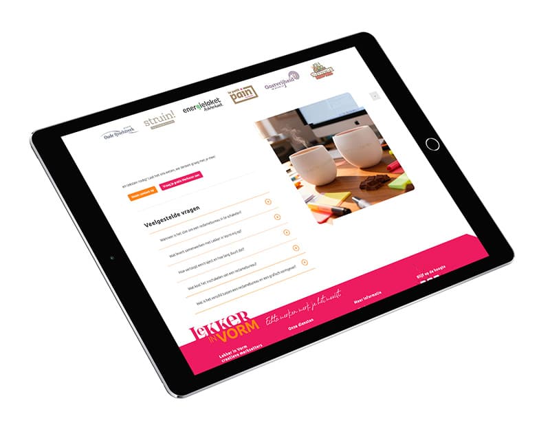 wordpress-maatwerk-portfoliosite-kwaaijongens tablet weergave wordpress maatwerk portfoliowebsite.